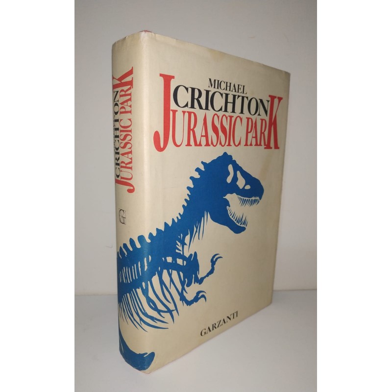 Michael Crichton, JURASSIC PARK. Prima edizione 1990, Garzanti. FANTASCIENZA